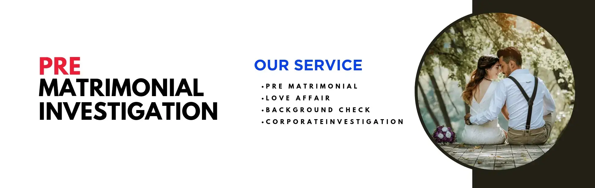 Pre Matrimonial Investigation private detective agency in India